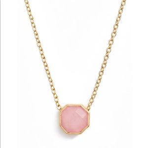 Gorjana Rose Quartz Necklace